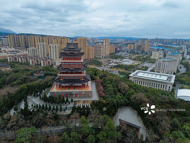九江 南山公园 濂溪区 十里大道 昌九快速路 净居山 广佛寺图片素材