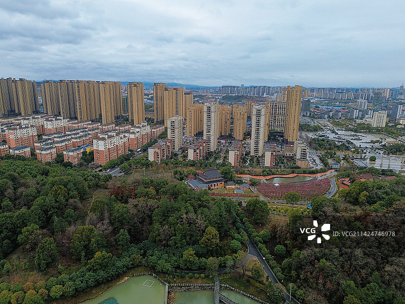九江 南山公园 濂溪区 十里大道 昌九快速路 净居山 广佛寺图片素材