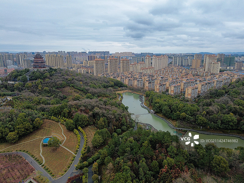 九江 南山公园 濂溪区 十里大道 昌九快速路 净居山 广佛寺图片素材