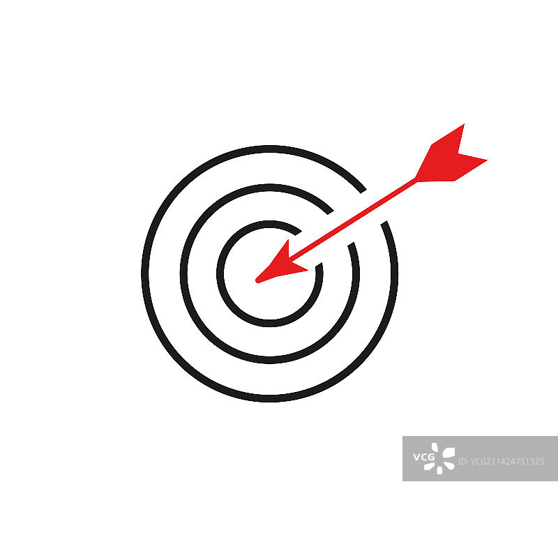 营销目标平面设计图标图片素材