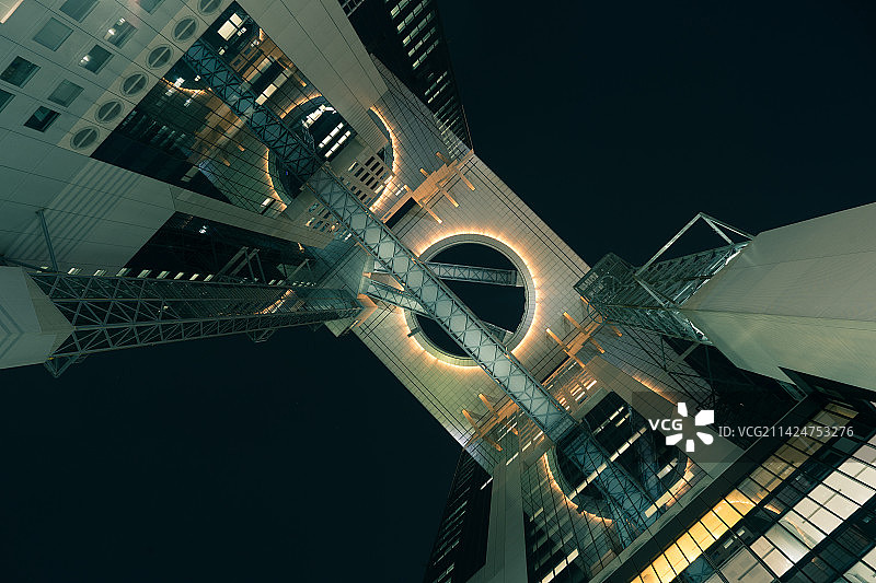 大阪梅田蓝天大厦图片素材