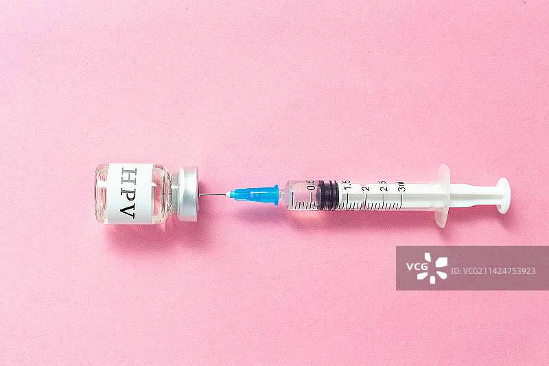 注射hpv疫苗图片素材