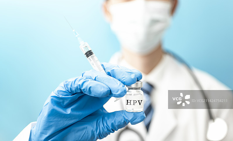 注射hpv疫苗图片素材