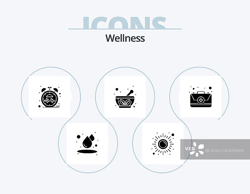 紧急健康字形图标图片素材