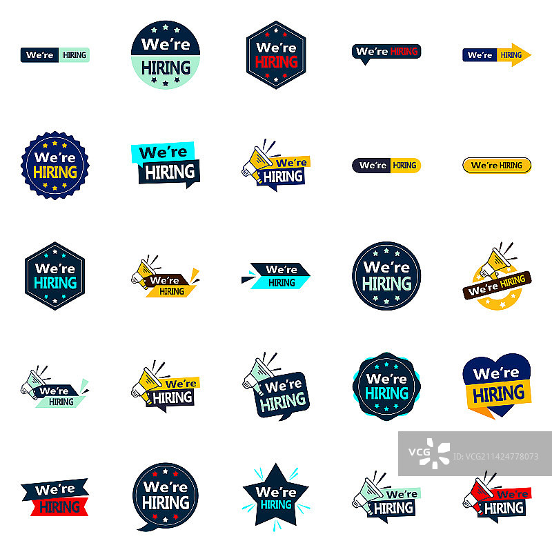 25个招聘设计，助您找到工作图片素材