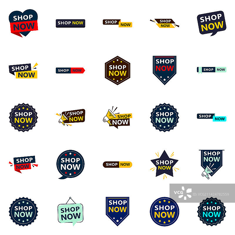 25个创意立即购买促销banner图片素材