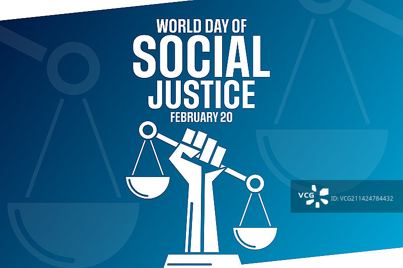 2月20日世界社会公正日图片素材