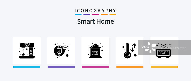 智能家居标志图标合集图片素材