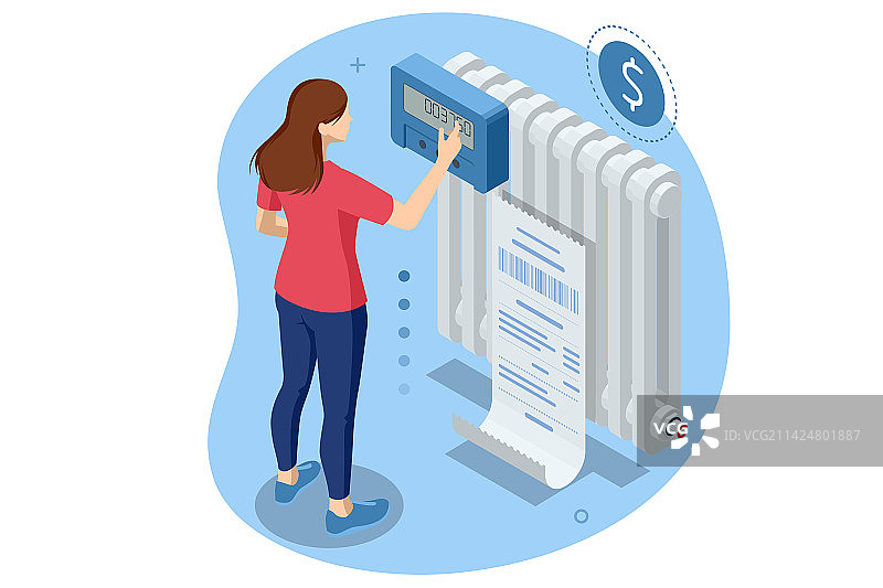 2.5D热能发票支付图片素材