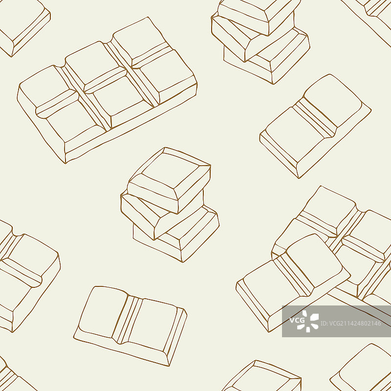 巧克力无缝图案图片素材