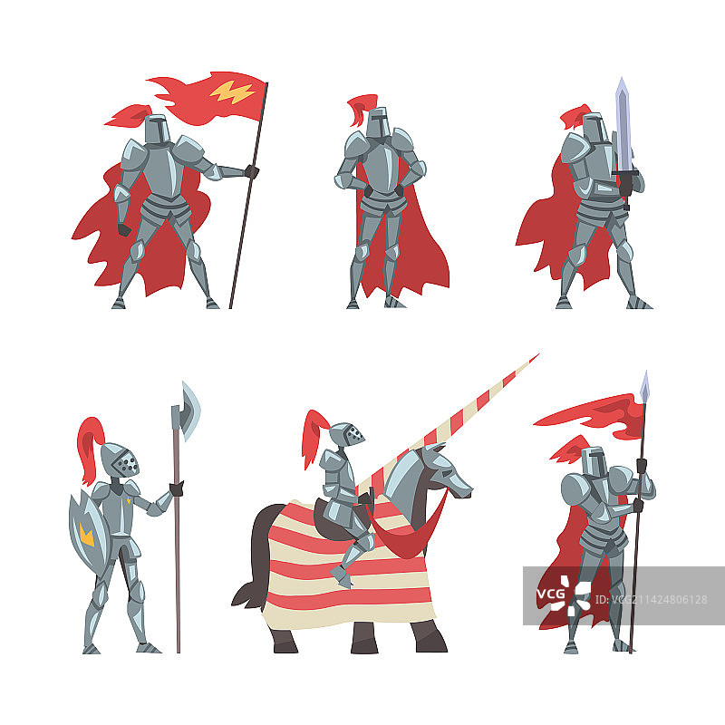 中世纪骑士战士图片素材