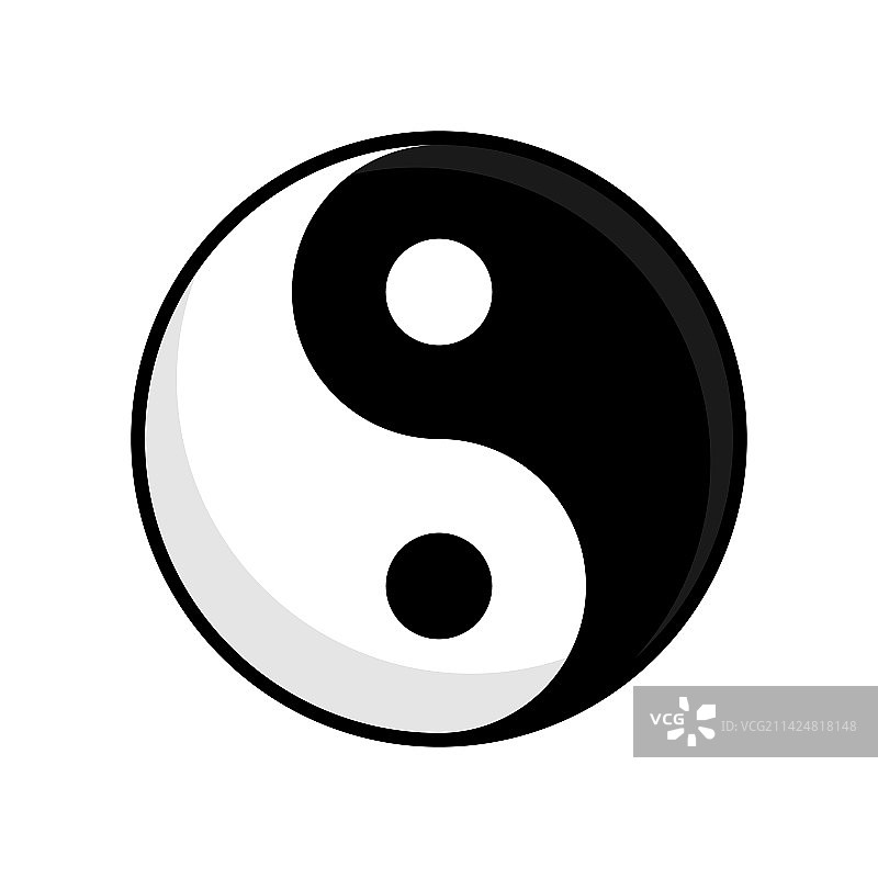 阴阳平衡禅宗佛教象征图片素材