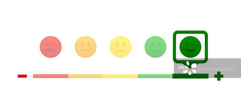 指示质量等级评定的情感图标图片素材