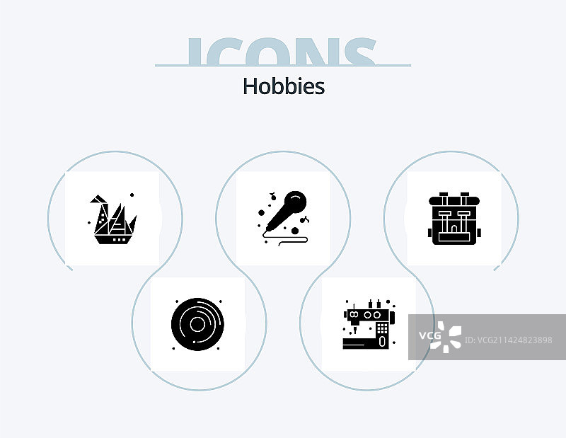 背包爱好字形图标包5图标设计图片素材