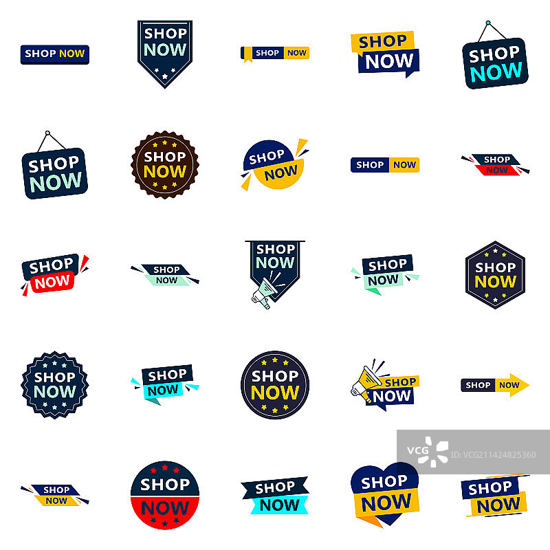 25个创意立即购买促销banner图片素材