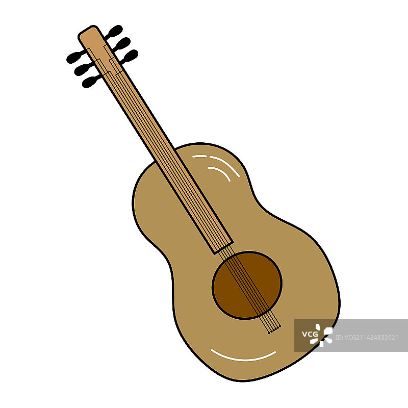经典木吉他乐器图片素材