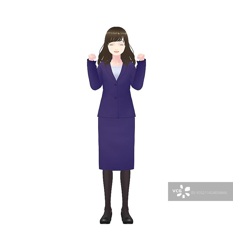 3D模型：百货商店女店员图片素材