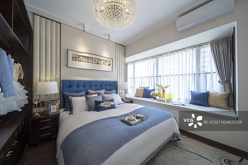 样板房的卧室图片素材