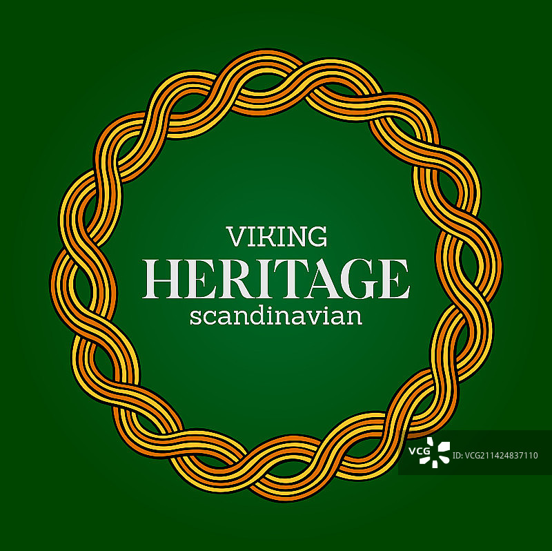 斯堪的纳维亚维京古代装饰图案图片素材