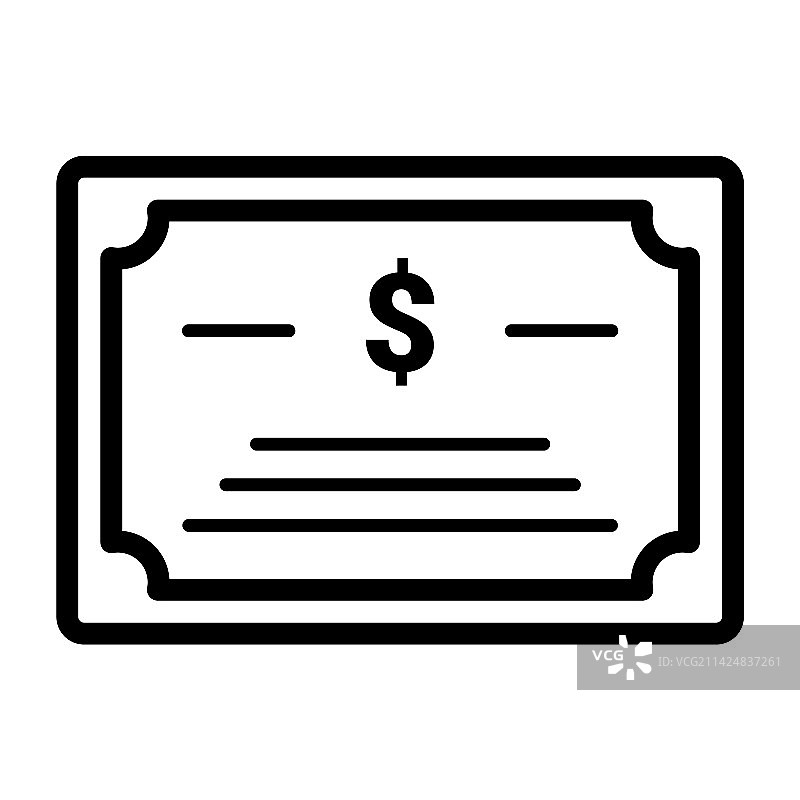 简约政府债券图标或投资债券图片素材