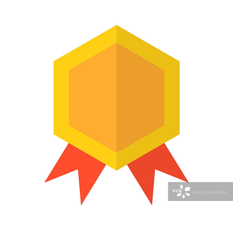 扁平风格金牌图标图片素材