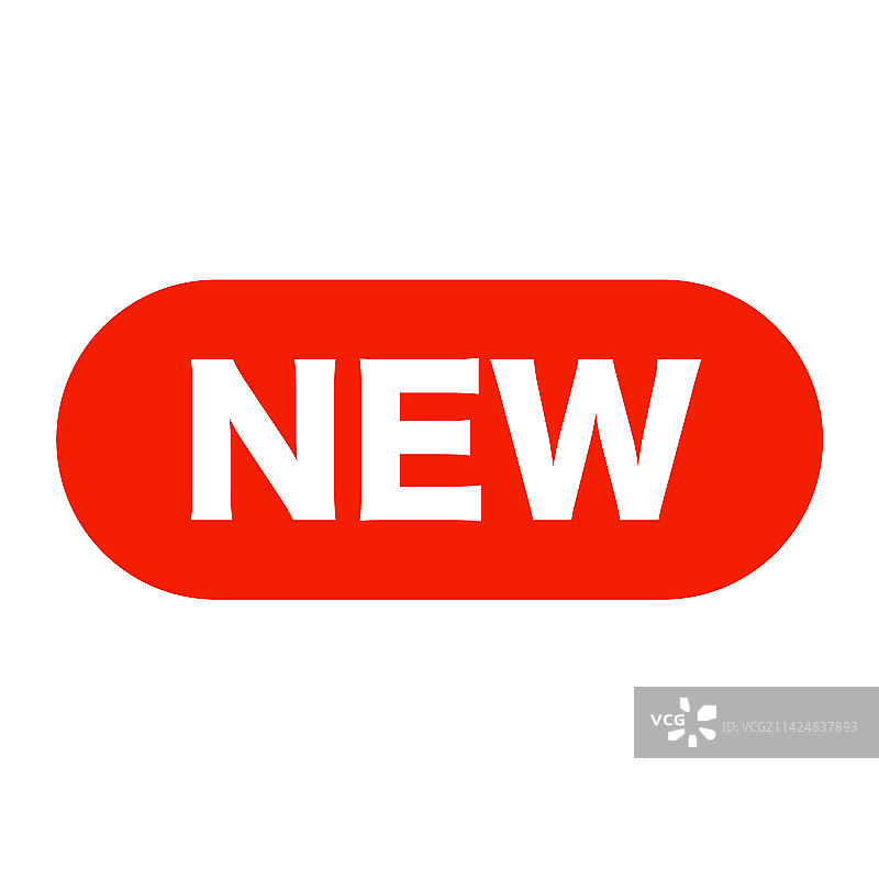 圆形新图标或新产品标签图片素材