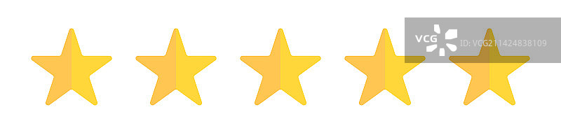 五星图标图片素材