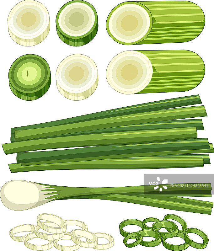 卡通葱图片素材