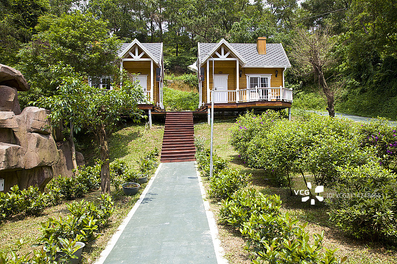 色色会所度假村 广东江门 鹤山图片素材