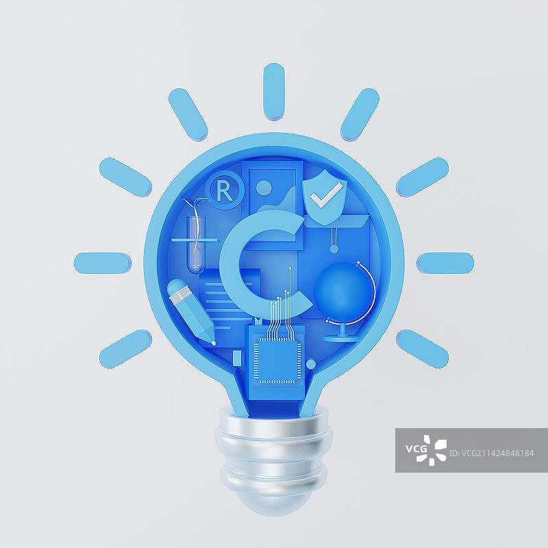 3D三维世界知识产权日版权日图片素材