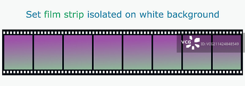 复古胶片电影胶卷隔离图标图片素材