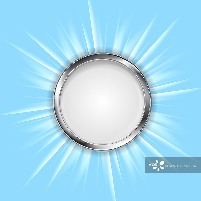 金属圆圈和闪亮太阳图片素材