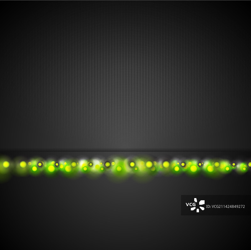 绿色闪光的深色背景图片素材