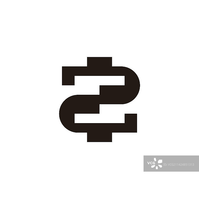 数字2数字几何符号图片素材