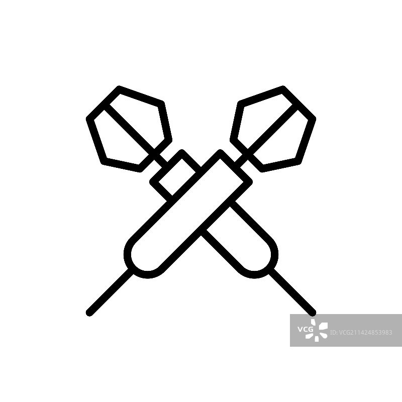 飞镖箭头图标图片素材