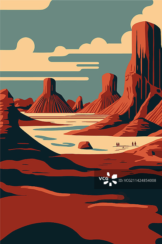 Bisti Badlands De-Na-Zin的沙漠景观图片素材