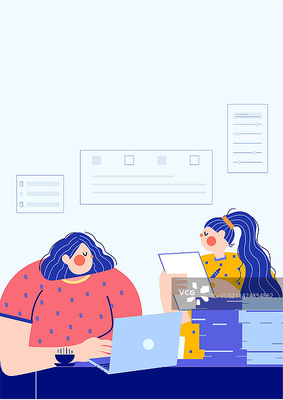 商务场景职场中相互合作图片素材