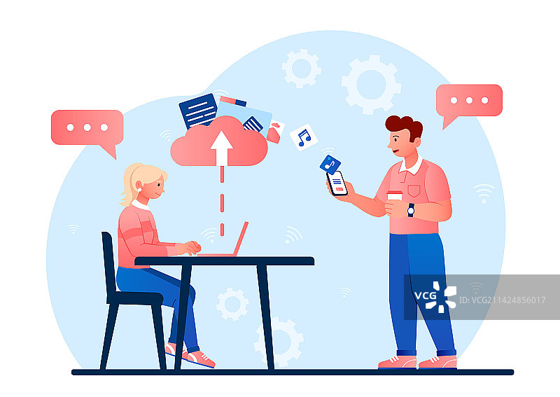 文件共享概念图片素材