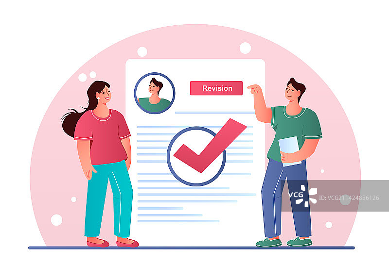 男人和女人与简历图片素材