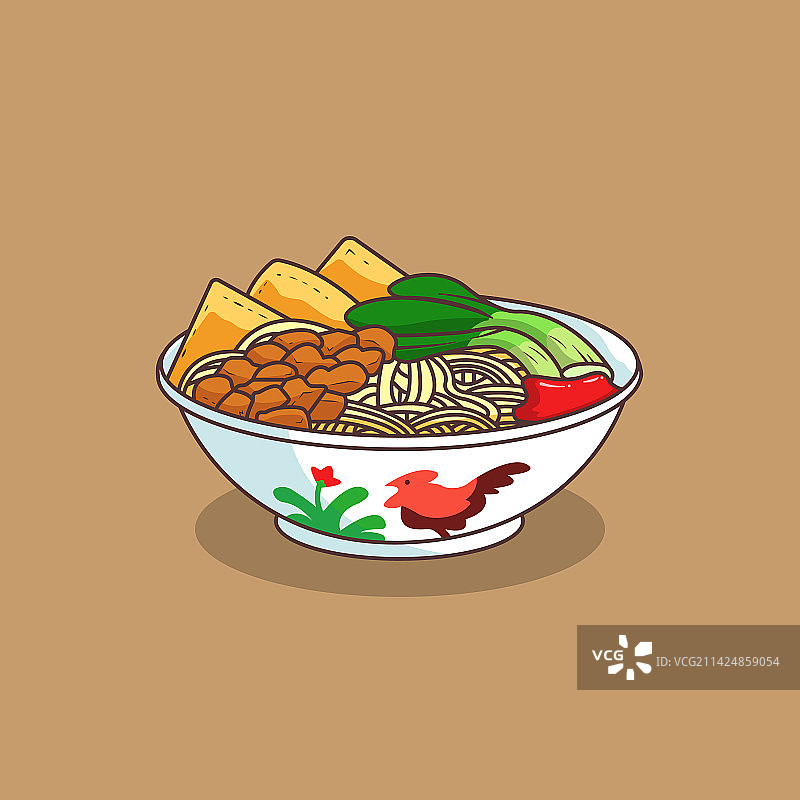 鸡肉面条图片素材