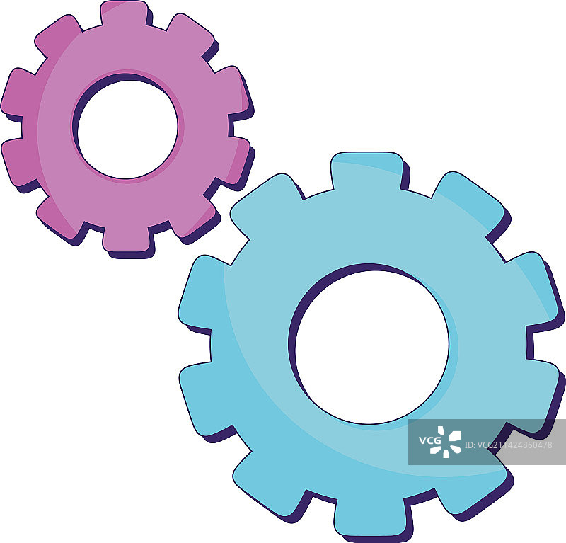 齿轮咬合设置图片素材