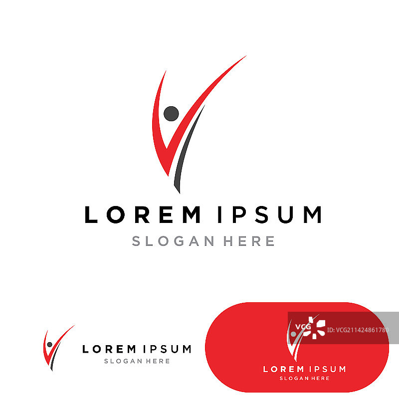 健康生活人群logo图片素材