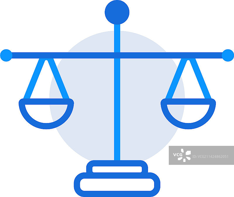 蓝色双色调法律商务图标图片素材