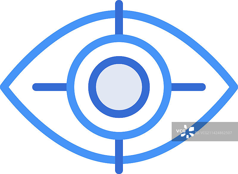 蓝色双色调商务焦点图标图片素材