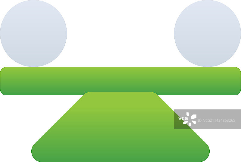 绿色平衡商业图标图片素材