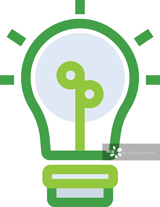 绿色商务管理头脑风暴图标图片素材