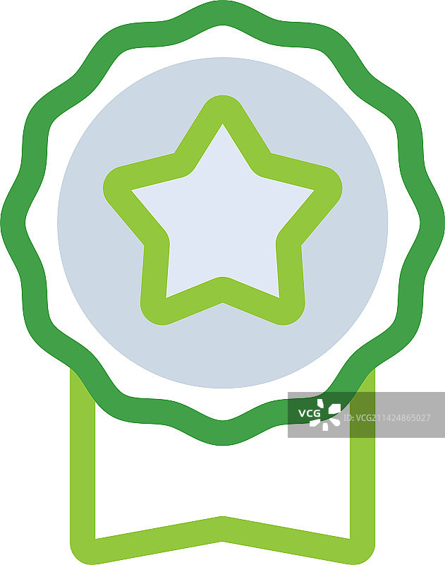 绿色商务管理成就图标图片素材