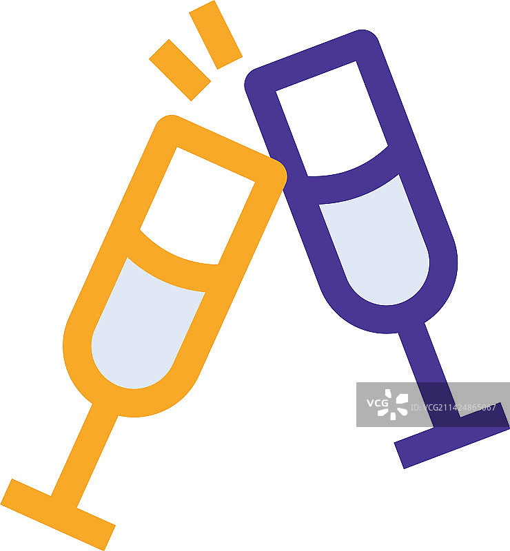 紫色庆祝商业管理图标图片素材