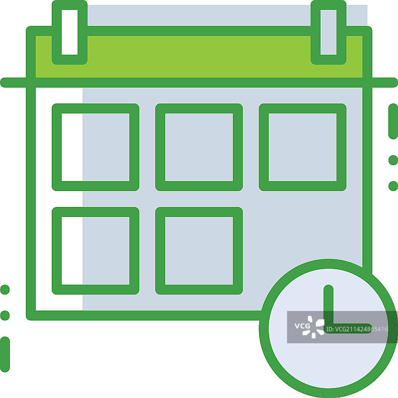 绿色计划商业管理图标图片素材