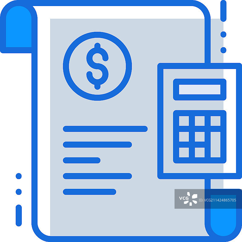 预算会计业务管理图标图片素材